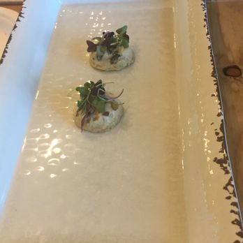 Free Run Cellars - Mushroom & garlic sformato with micro-arugula. My favorite of the pairings! Love the  morels! - Wine Bars Near Me - Berrien Springs, Michigan