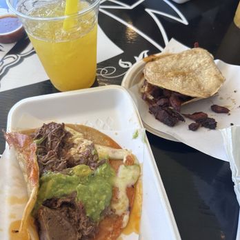 Frida's Taqueria - Pineapple agua Fresca, quesabirria and vampiros. - Tacos Near Me - Escondido, California