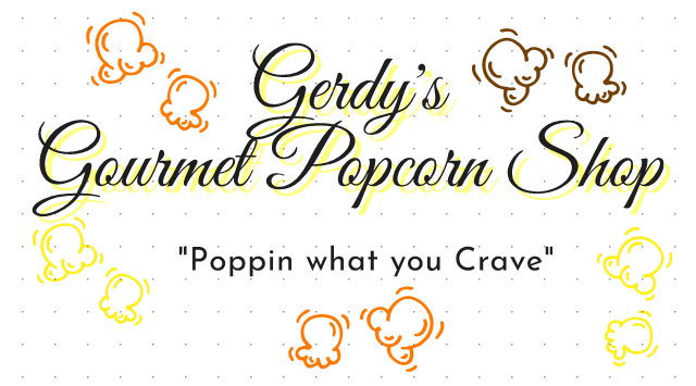 Gerdy's Gourmet Popcorn Logo