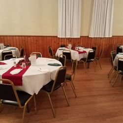 Polish American Citizens Club - Just a sample of our festive but simple holiday decor.