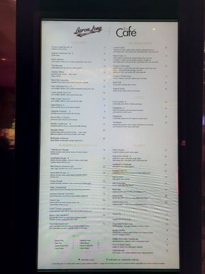 Menu photo 6 Baron Long Bar & Grill Alpine, CA