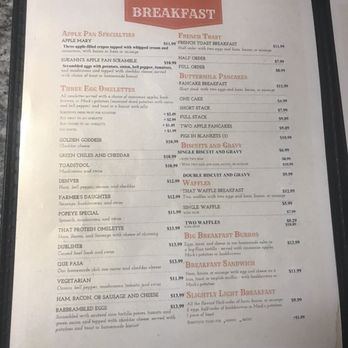 That Apple Pan - Menu - Breakfast & Brunch Near Me - Prescott, Arizona