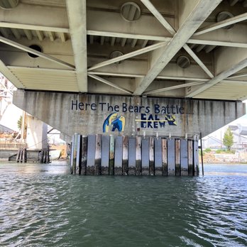 Bae Boats - Under a bridge - Boat Charters Near Me - Alameda, California