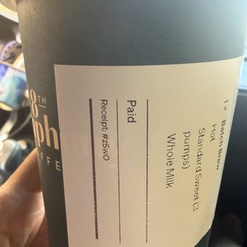 8th Symphony Coffee - Drip coffee 5/10 - Coffee & Tea Near Me - Cerritos, California
