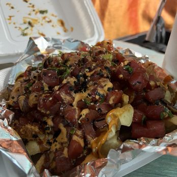 Kehau's Kitchen - Kamekaze Poke Nachos - Hawaiian Near Me - Aiea, Hawaii