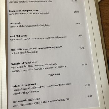 Bürgerspital Weinstuben - Main course menu - German Near Me - Würzburg, BY