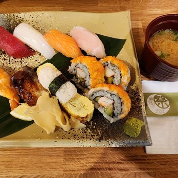 Sushi Matsuri - Sushi lunch set and miso soup - Japanese Near Me - Honolulu, Hawaii