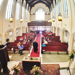 First Presbyterian Church - A regular Sunday morning worship service, photo from the choir loft.