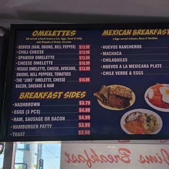 Jims Burgers - Menu - Breakfast & Brunch Near Me - Pico Rivera, California Jims Burgers - Menu - Breakfast & Brunch Near Me - Pico Rivera, California
