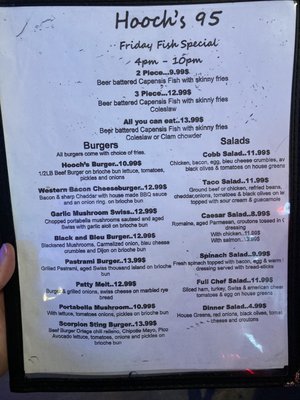 Menu photo 2 Hooch's 95 Bar & Grill Fort Mohave, AZ