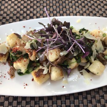 Rock's Landing - Gnocchi with mushrooms - New American Near Me - Frankfort, Michigan Rock's Landing - Gnocchi with mushrooms - New American Near Me - Frankfort, Michigan