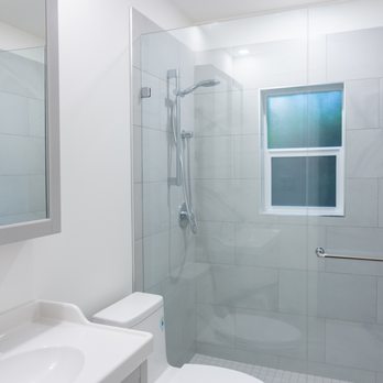 Kodiak Heating & Plumbing - convert a small bathroom into a walk in shower - General Contractors Near Me - North Vancouver, British Columbia Kodiak Heating & Plumbing - convert a small bathroom into a walk in shower - General Contractors Near Me - North Vancouver, British Columbia
