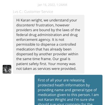 Las Vegas Scripts Rx - The company posted a response to my comment and inboxed me. The response had someone's full name and general medication information. - Pharmacy Near Me - Henderson, Nevada