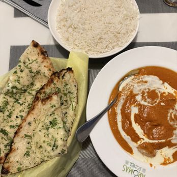 Aromas of India - Cheese Naan Chicken Tikka Masala - Indian Near Me - La Mesa, California