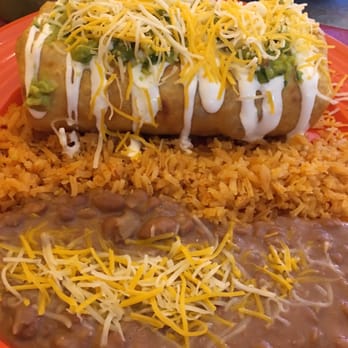 Salsa Cabana Mexican Grill - #7 carne asada chimichanga. It was not greasy at all! - Mexican Near Me - Mesa, Arizona Salsa Cabana Mexican Grill - #7 carne asada chimichanga. It was not greasy at all! - Mexican Near Me - Mesa, Arizona