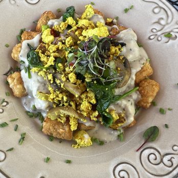 Dirtbag Tea Cafe - Vegan hangover cure with tofu scramble - Cafes Near Me - Orangevale, California