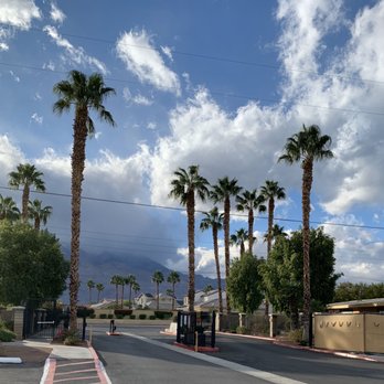Cathedral Palms Apartments - View of Mt. San Jacinto through the front gate; renovations in progress on the right. - Apartments Near Me - Cathedral City, California Cathedral Palms Apartments - View of Mt. San Jacinto through the front gate; renovations in progress on the right. - Apartments Near Me - Cathedral City, California