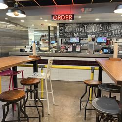 Ordering window and bar seats