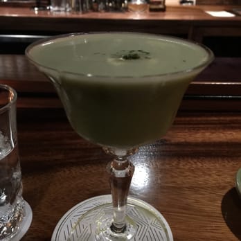 Bar Leather Apron - Sagano Smoke - Hibiki Harmony, Laphroaig 10, matcha, lemon, egg, honey. Layer after layer of complexity - Cocktail Bars Near Me - Honolulu, Hawaii Bar Leather Apron - Sagano Smoke - Hibiki Harmony, Laphroaig 10, matcha, lemon, egg, honey. Layer after layer of complexity - Cocktail Bars Near Me - Honolulu, Hawaii