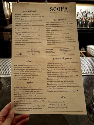 Menu photo 1 Scopa Italian Roots Venice, CA