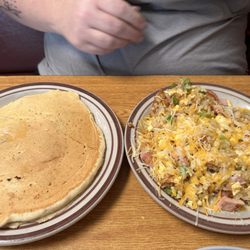 AJ's Cafe - Side of blueberry pancake