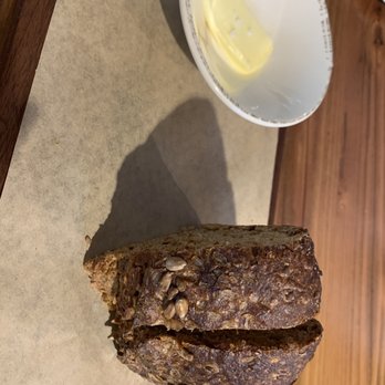 Wood Stack Pizza Kitchen - Metuchen - The house bread was delicious but... just one slice each... - Pizza Near Me - Metuchen, New Jersey