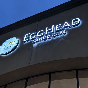 Egghead Sando Cafe - Signage - Sandwiches Near Me - San Jose, California