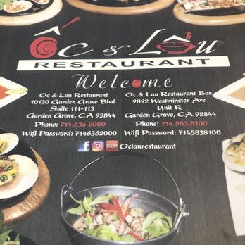 Oc & Lau Restaurant - Vietnamese Near Me - Garden Grove, California Oc & Lau Restaurant - Vietnamese Near Me - Garden Grove, California