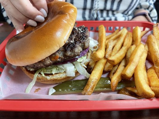 Old School Burger by null