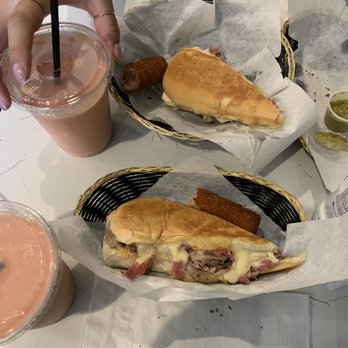 Sanguich - So Cubano, Croquettes, and Mamey shake - Cuban Near Me - Miami, Florida Sanguich - So Cubano, Croquettes, and Mamey shake - Cuban Near Me - Miami, Florida