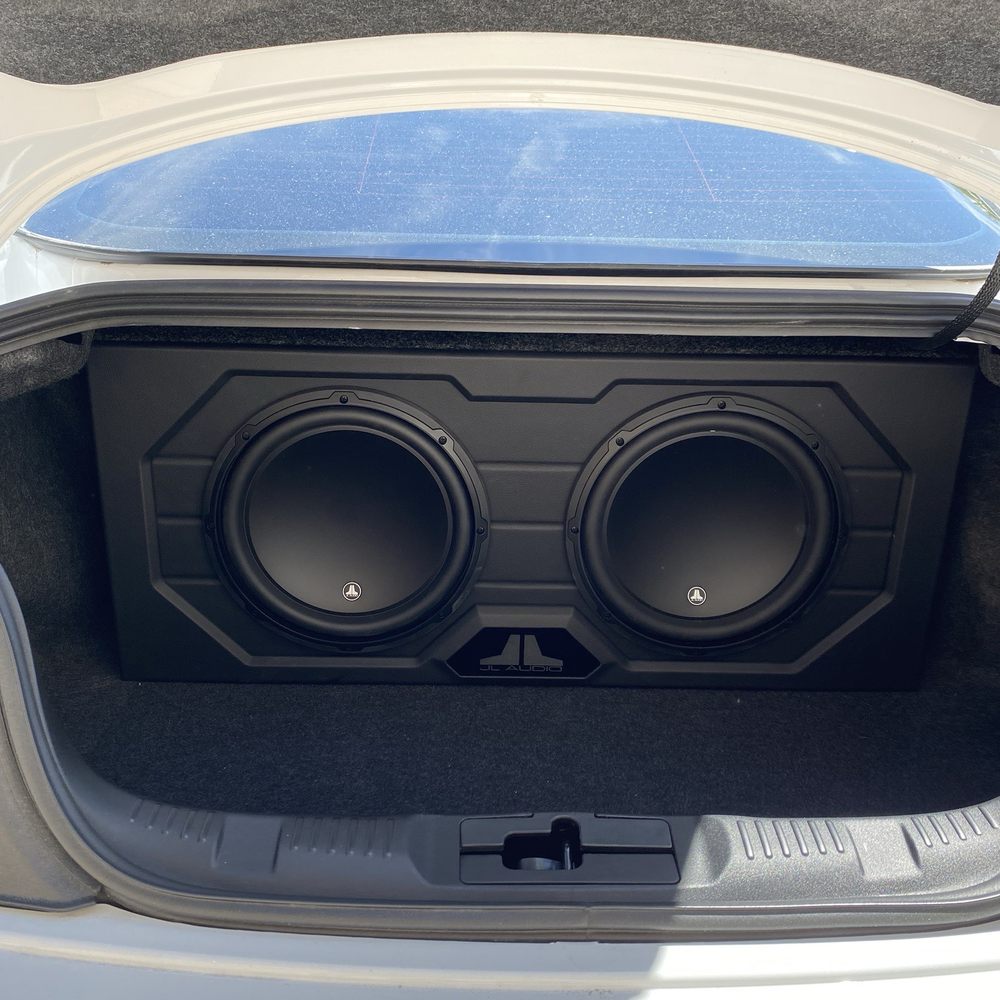 Soundsations - 2022 Mustang custom 12" enclosure - Car Stereo Installation Near Me - Valencia, California Soundsations - 2022 Mustang custom 12" enclosure - Car Stereo Installation Near Me - Valencia, California