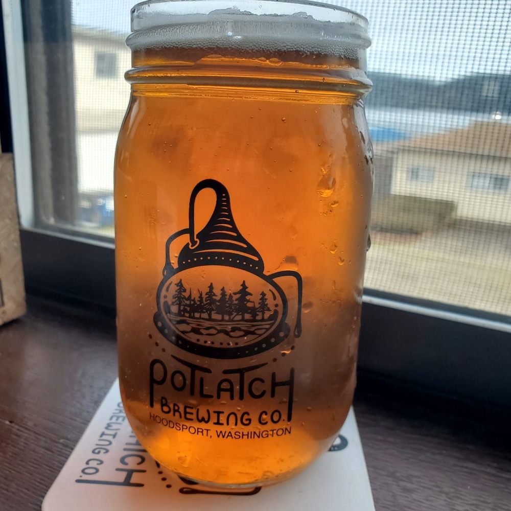 Relaxing with a very fine lager and view at Portlatch Brewing Company! Relaxing with a very fine lager and view at Portlatch Brewing Company!