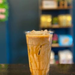 Angie's Cafe - Ice Caramel Latte!
