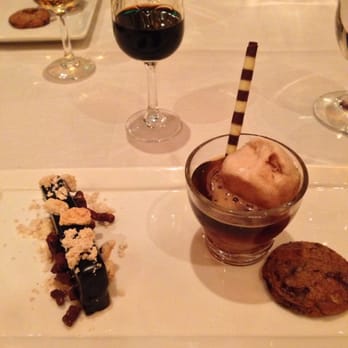Michael Mina - Candy bar, root beer float, and cookie dessert - New American Near Me - Las Vegas, Nevada