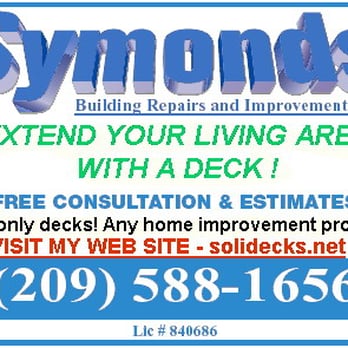 Symonds Building Repairs & Improvements - General Contractors Near Me - Sonora, California Symonds Building Repairs & Improvements - General Contractors Near Me - Sonora, California