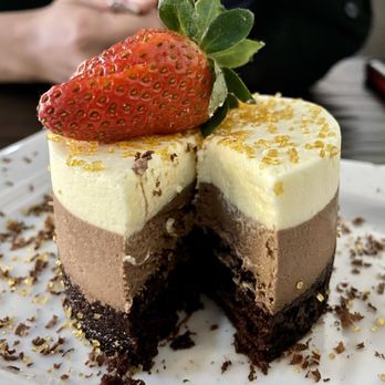 The Wine Down - Three layered chocolate mousse cake - Cocktail Bars Near Me - Pahrump, Nevada