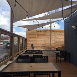 Patio is shady
