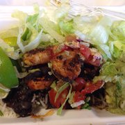 Photo of Chilango - London, United Kingdom. Delicious prawn burrito bowl with gauc