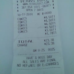 Receipt. Receipt.