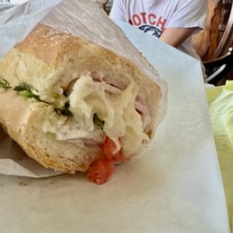 Hot ham cheese sub Hot ham cheese sub