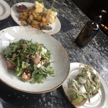The Ice Plant - Watermelon Feta Salad  Avacado Toast  Crab Benny - Cocktail Bars Near Me - St. Augustine, Florida