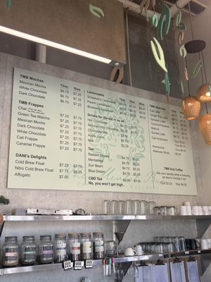 Menu photo 1 The Mental Bar San Diego, CA