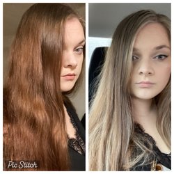 Ulta Beauty - Allison took me for a coppery brown to blonde! Yay!