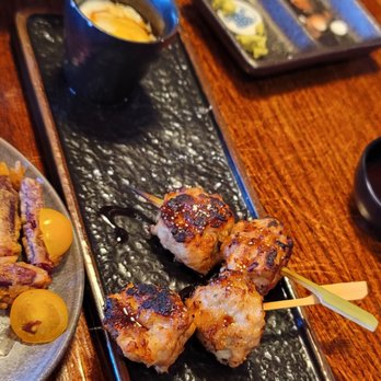 Tori Beer - Chicken mealballs $3/skewer - Izakaya Near Me - San Francisco, California Tori Beer - Chicken mealballs $3/skewer - Izakaya Near Me - San Francisco, California