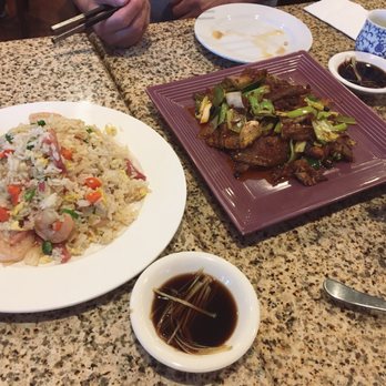 Green Tea Restaurant - Yangzhou fried rice and double cooked pork (leeks, black beans, and chili oil) - Seafood Near Me - Stony Brook, New York Green Tea Restaurant - Yangzhou fried rice and double cooked pork (leeks, black beans, and chili oil) - Seafood Near Me - Stony Brook, New York