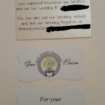 Chic Favors & Invitations - I came back to Diana cause I needed some information cards to go along with my  invitations and some labels for wedding favors - Cards & Stationery Near Me