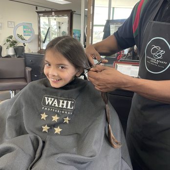 Continued Beauty - 1st cut, he was happily committed to helping the other children who may smile from his donation - Hair Stylists Near Me - San Diego, California Continued Beauty - 1st cut, he was happily committed to helping the other children who may smile from his donation - Hair Stylists Near Me - San Diego, California