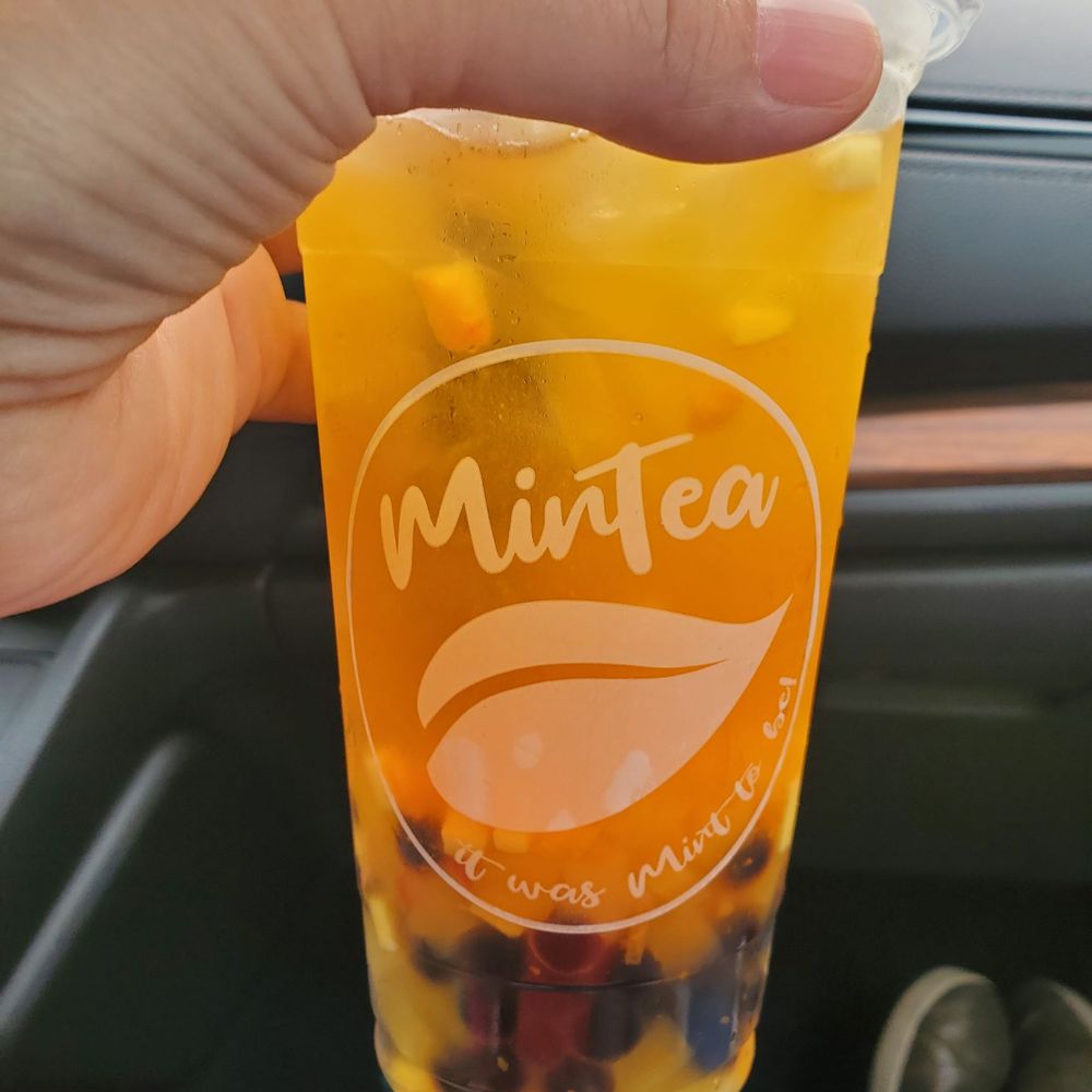 MinTea - Peach mango iced tea - Bubble Tea Near Me - Clovis, California MinTea - Peach mango iced tea - Bubble Tea Near Me - Clovis, California