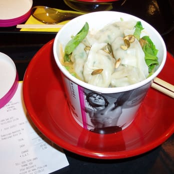Itsu - vegetable dumplings soup - Sushi Bars Near Me - London, XGL