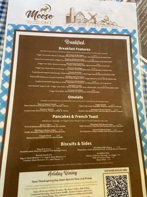 Menu photo 1 Moose Cafe Colfax, NC Menu photo 1 Moose Cafe Colfax, NC